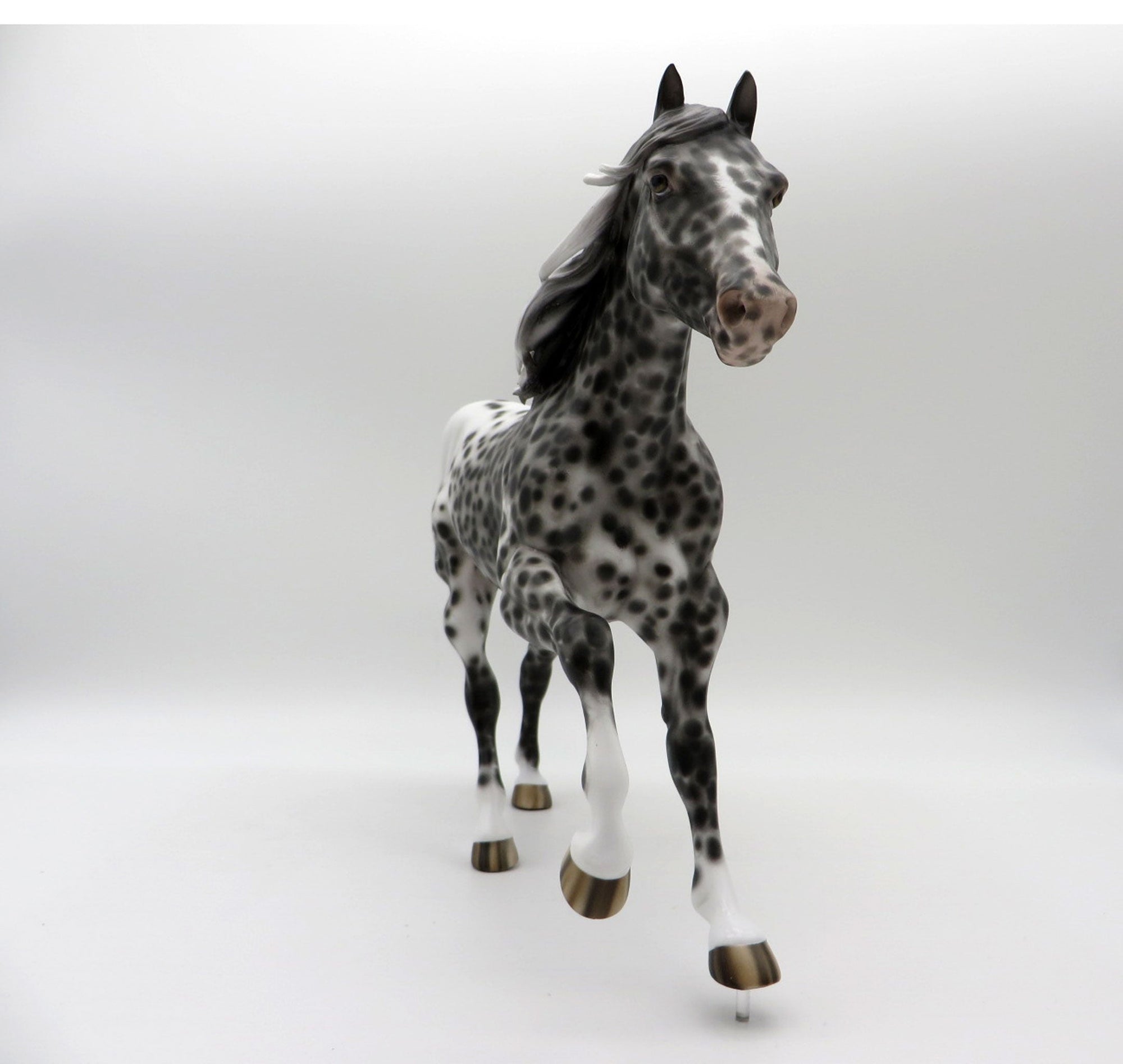 Hill of Beans-OOAK Loud Appaloosa FQH Painted By Sheryl Leisure 6/7/21
