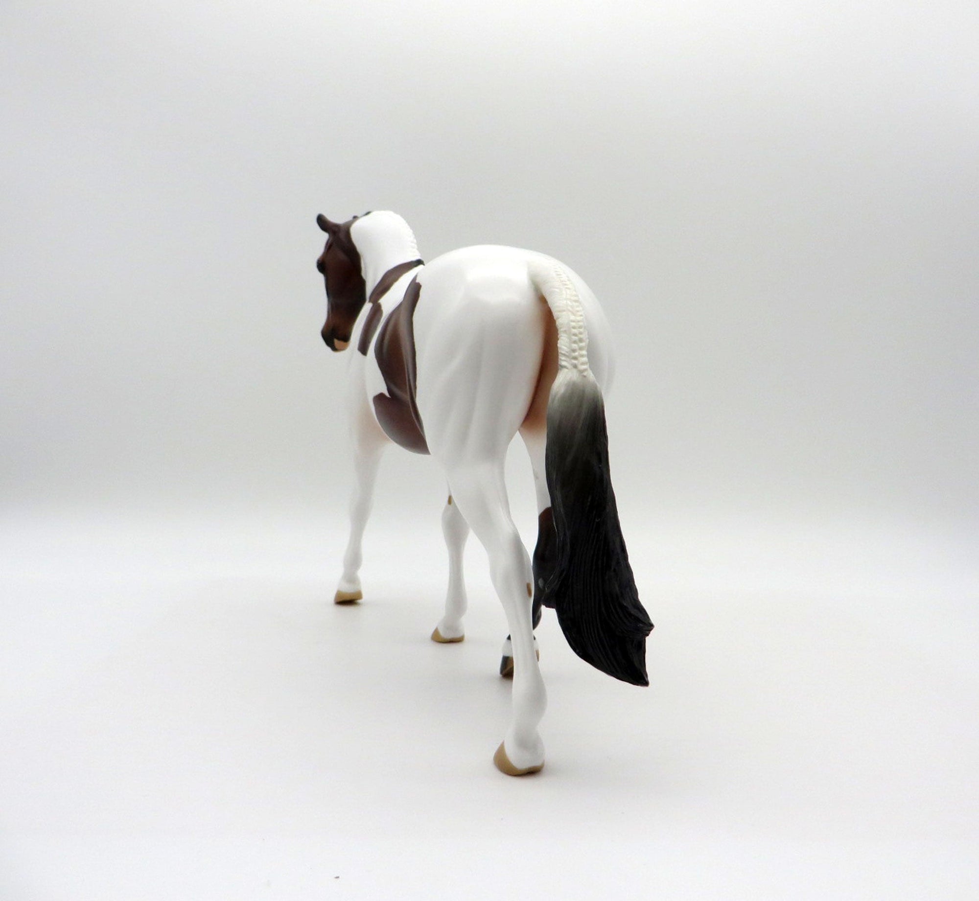 Hindi-OOAK Dapple Bay Pinto Pony SHCF 2021