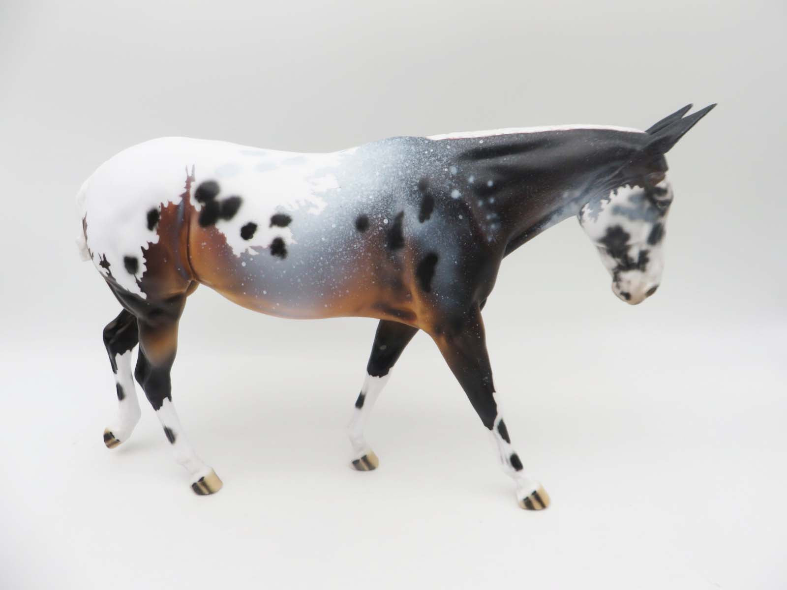 Hippie Chix- OOAK - Loud Appaloosa Mule By Dawn Quick SHCF 23