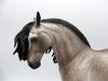 Holiday Affair-OOAK Dapple Rose Grey Andalusian Painted by Sheryl Leisure 8/1/21