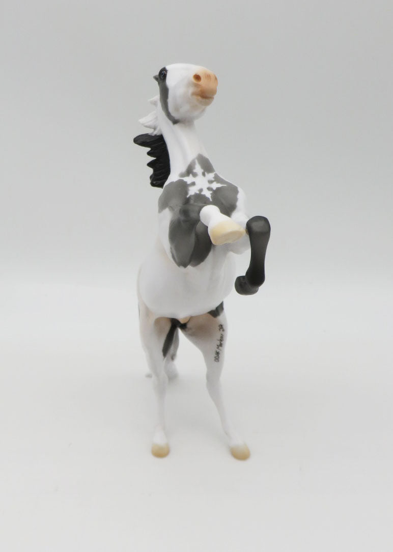 Holy Night - OOAK - Decorator Rearing Pebbles by Angela Marleau Christmas Tails 2022 - CT22