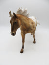 Home For Christmas - BEST OFFER - OOAK - Palomino Appaloosa Stock Running Horse/Remington By Julie Keim - Christmas Tails 2022 - CT22