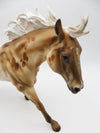 Home For Christmas - BEST OFFER - OOAK - Palomino Appaloosa Stock Running Horse/Remington By Julie Keim - Christmas Tails 2022 - CT22