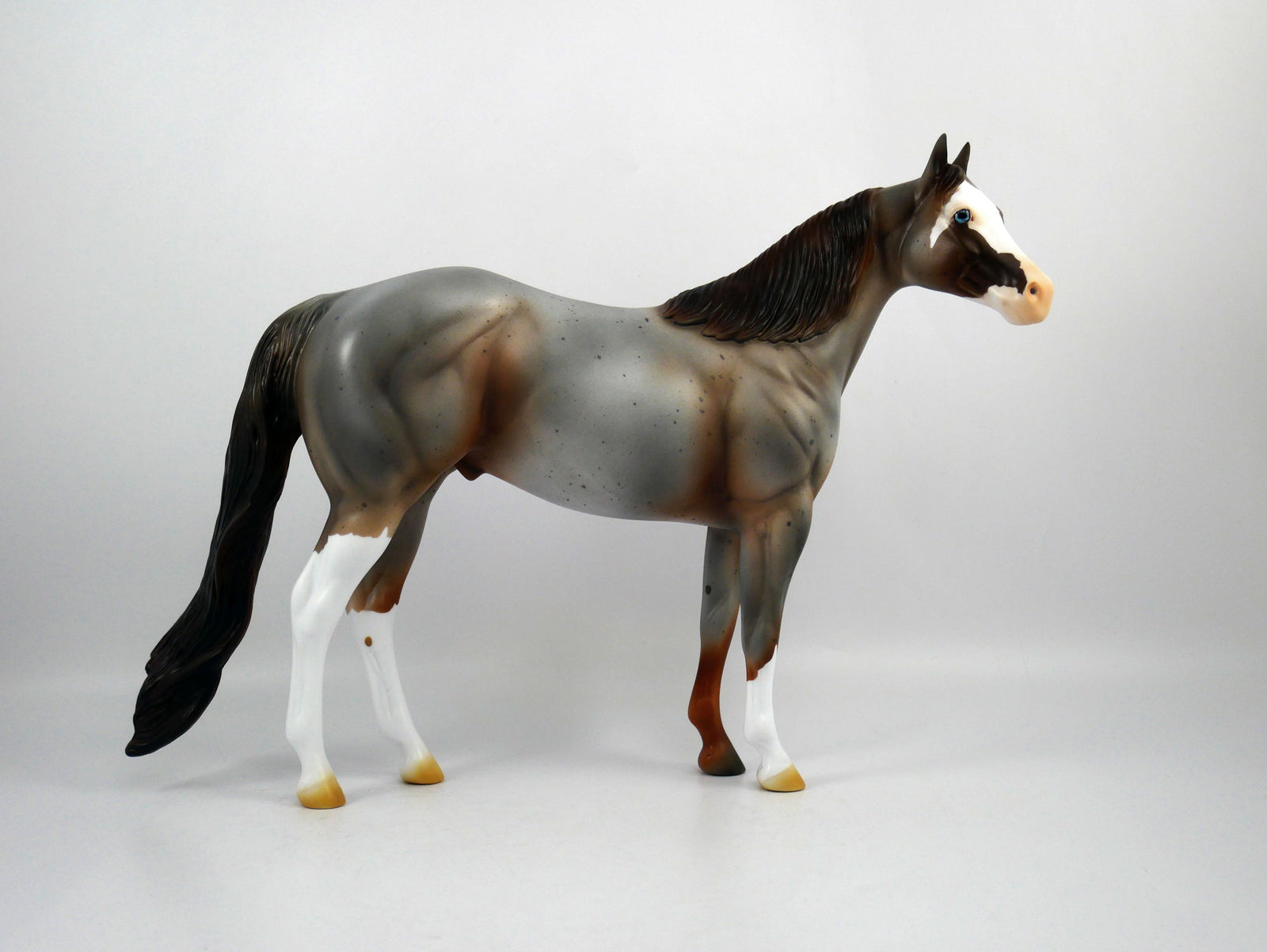 Honey Pie-OOAK Roan ISH Model Horse 1/20/21