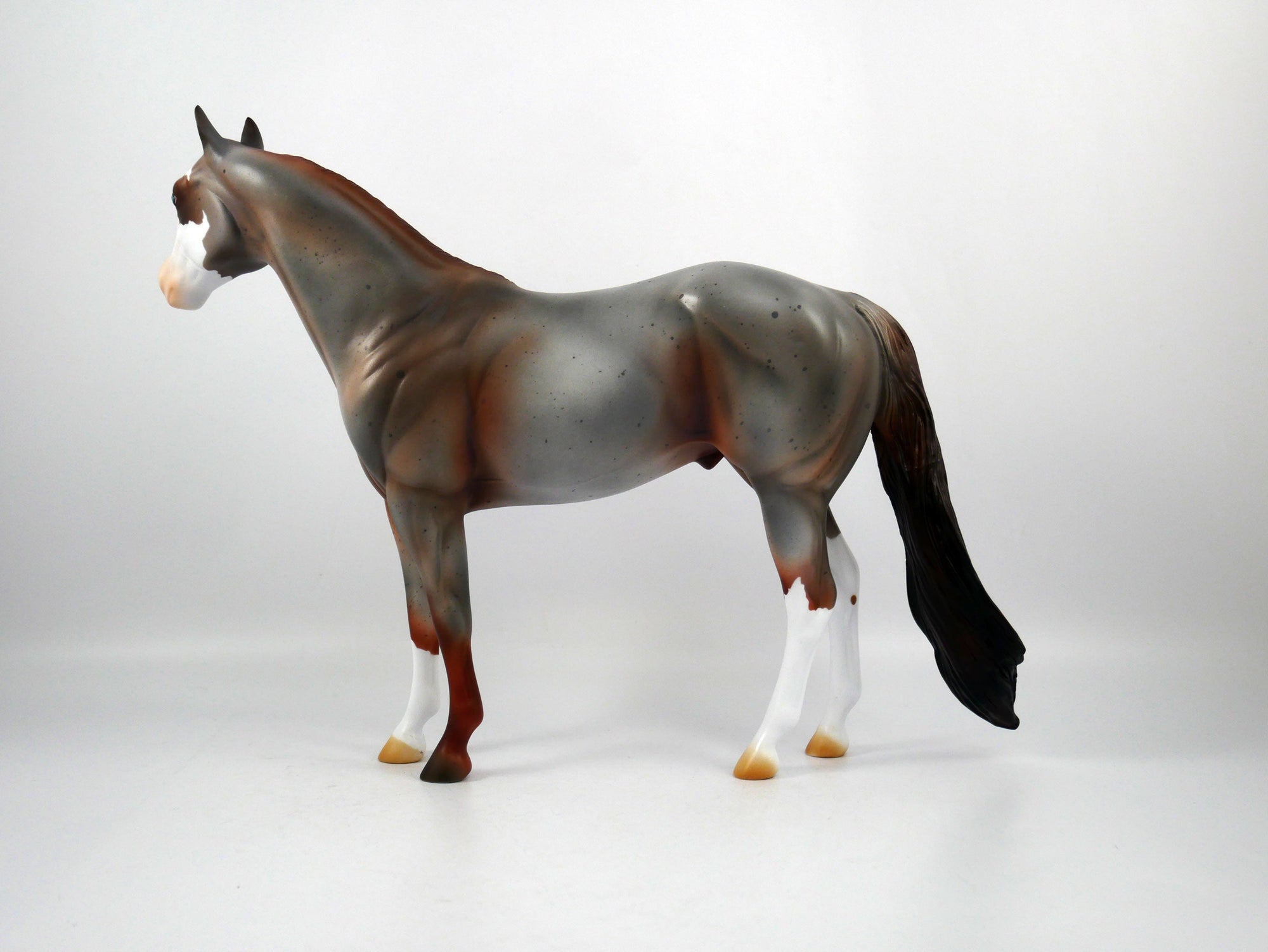 Honey Pie-OOAK Roan ISH Model Horse 1/20/21