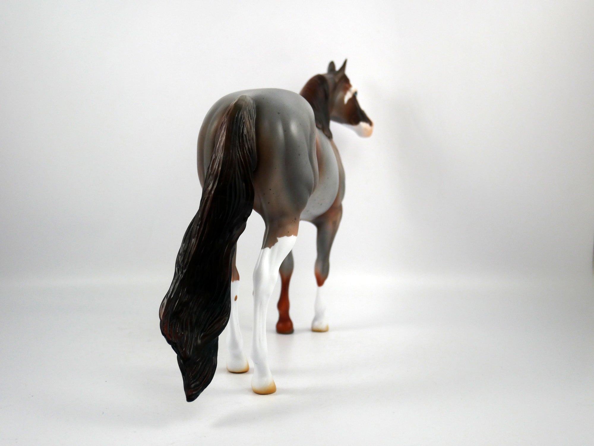 Honey Pie-OOAK Roan ISH Model Horse 1/20/21