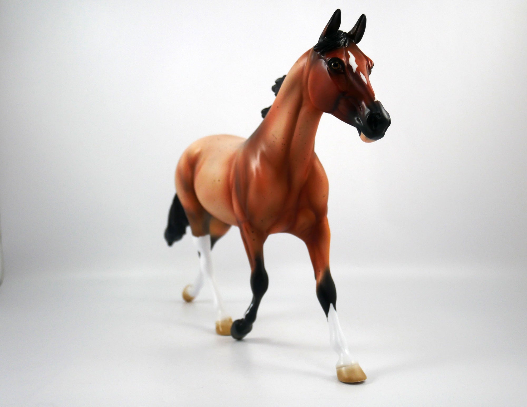 Honey-OOAK Bay Roan Palouse  Model Horse 1/20/21