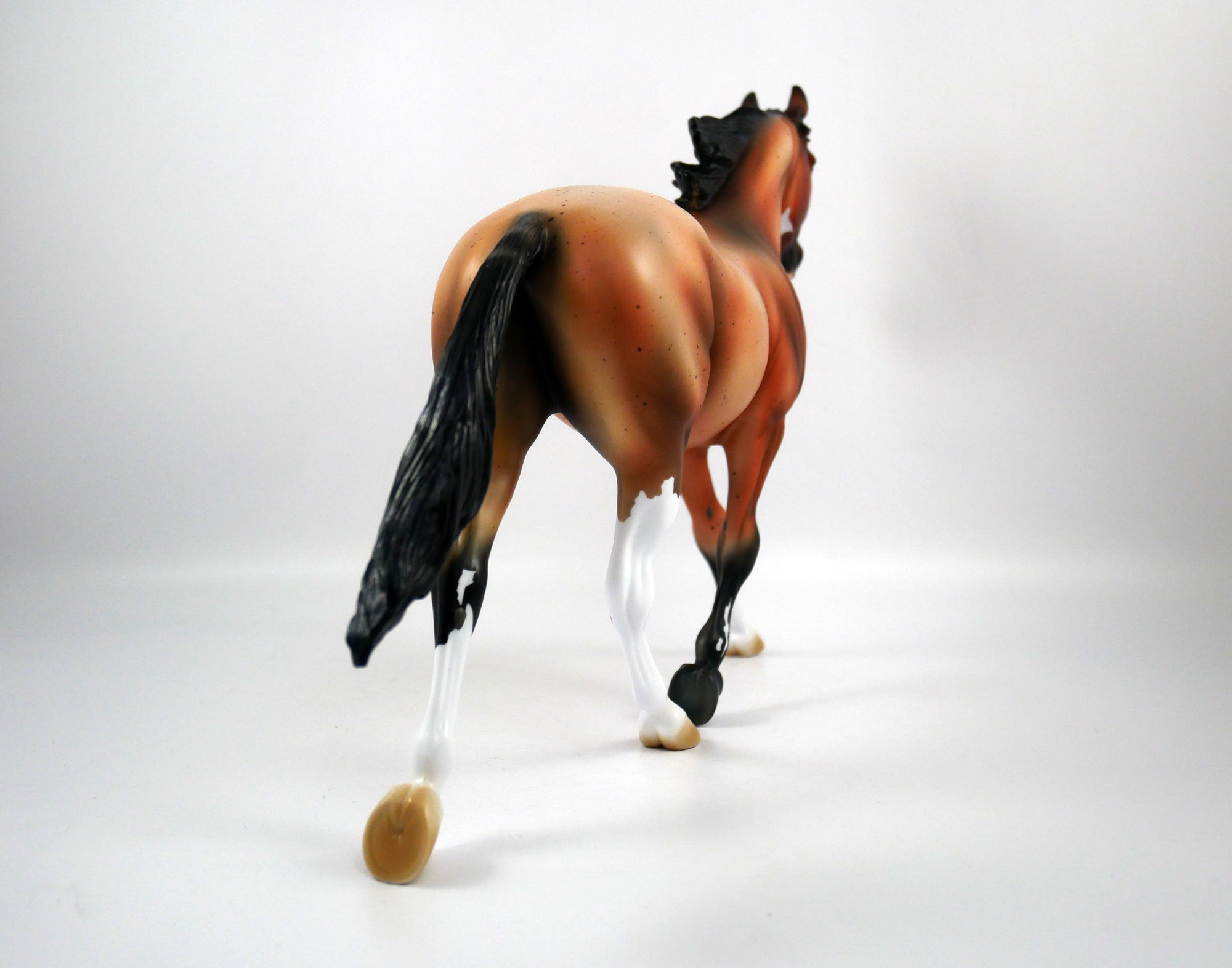 Honey-OOAK Bay Roan Palouse  Model Horse 1/20/21
