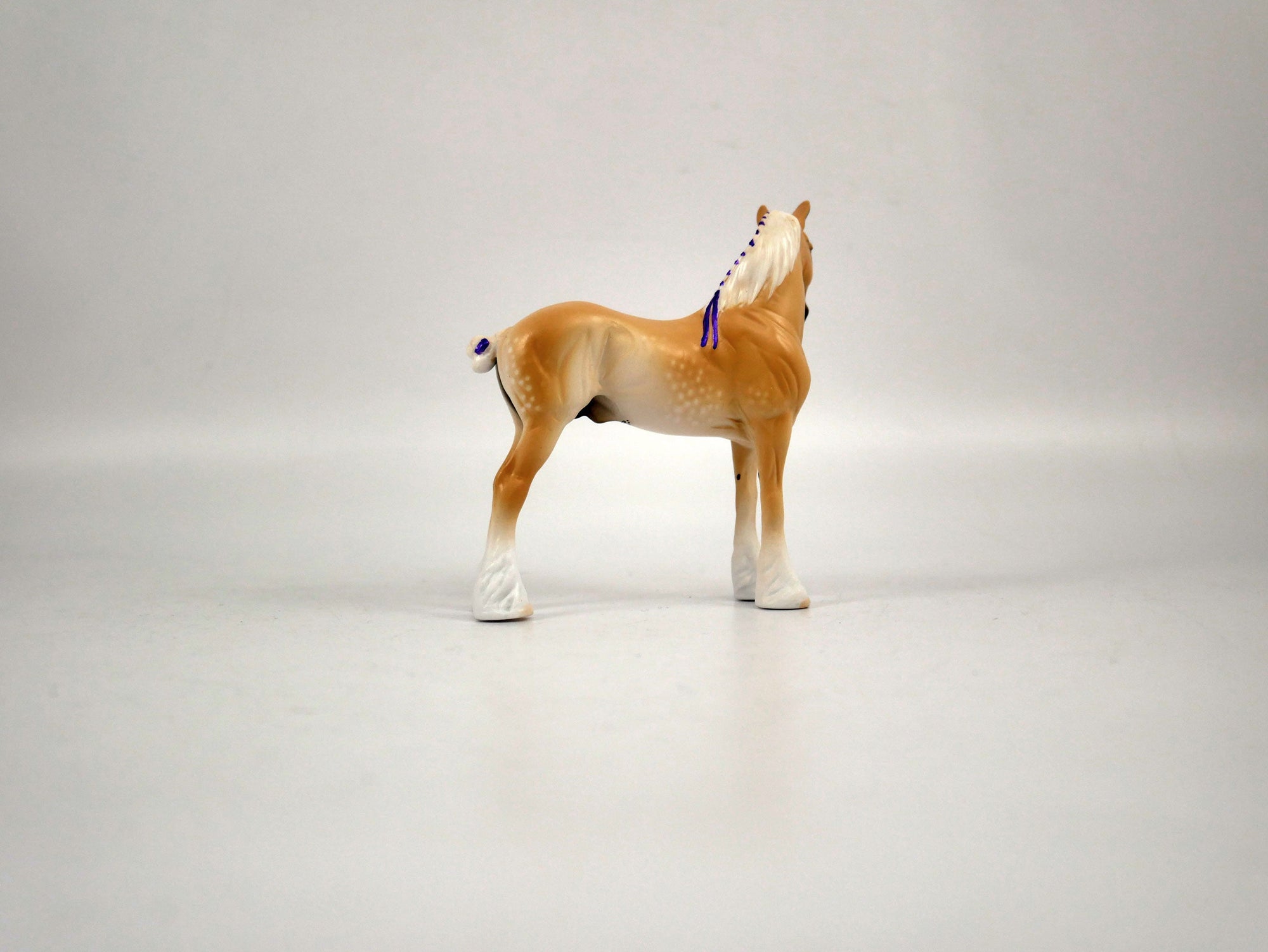 Horatio-OOAK Dapple Palomino Drafter Chip Painted By Sheryl Leisure 12/30/20