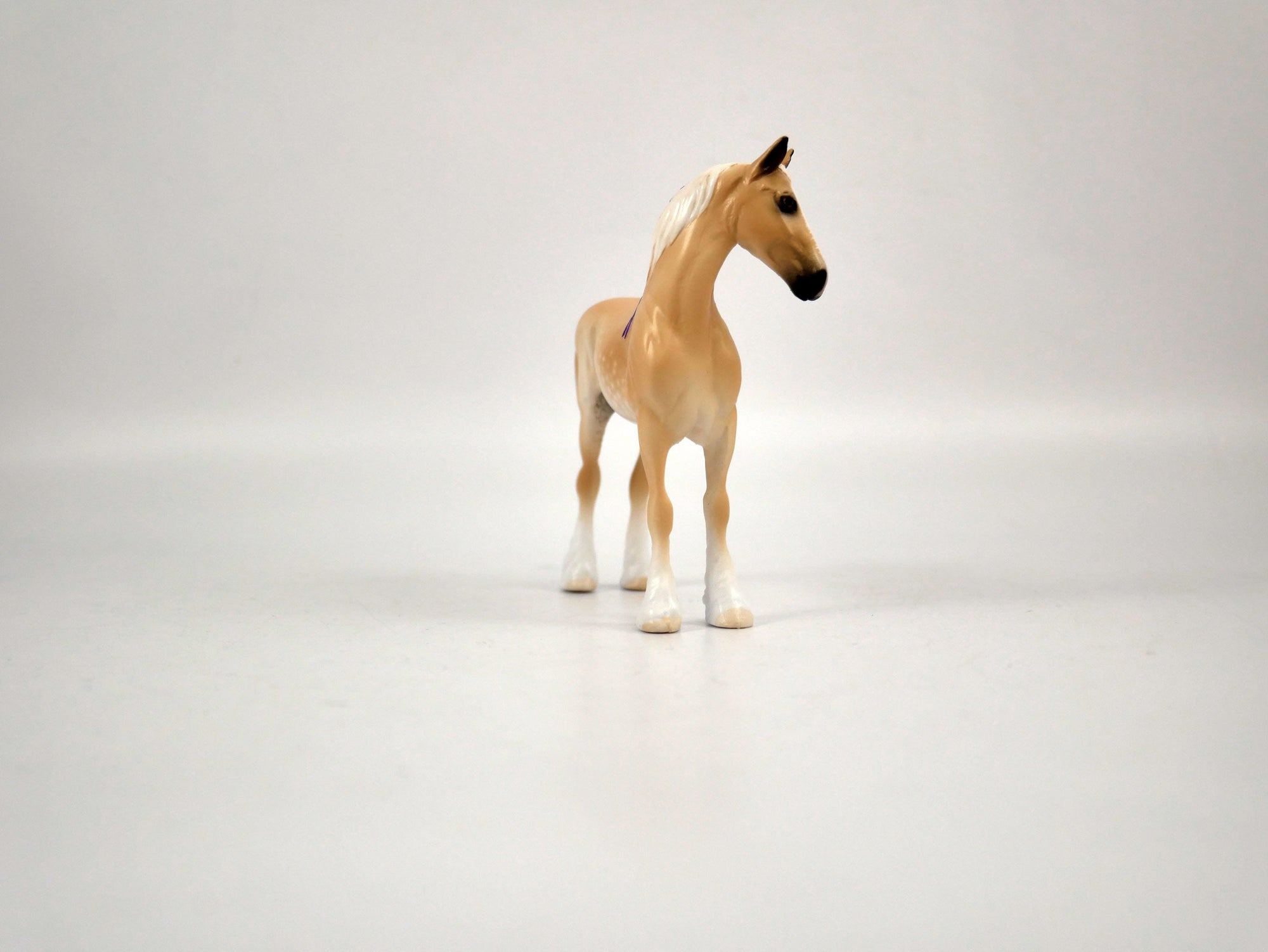 Horatio-OOAK Dapple Palomino Drafter Chip Painted By Sheryl Leisure 12/30/20