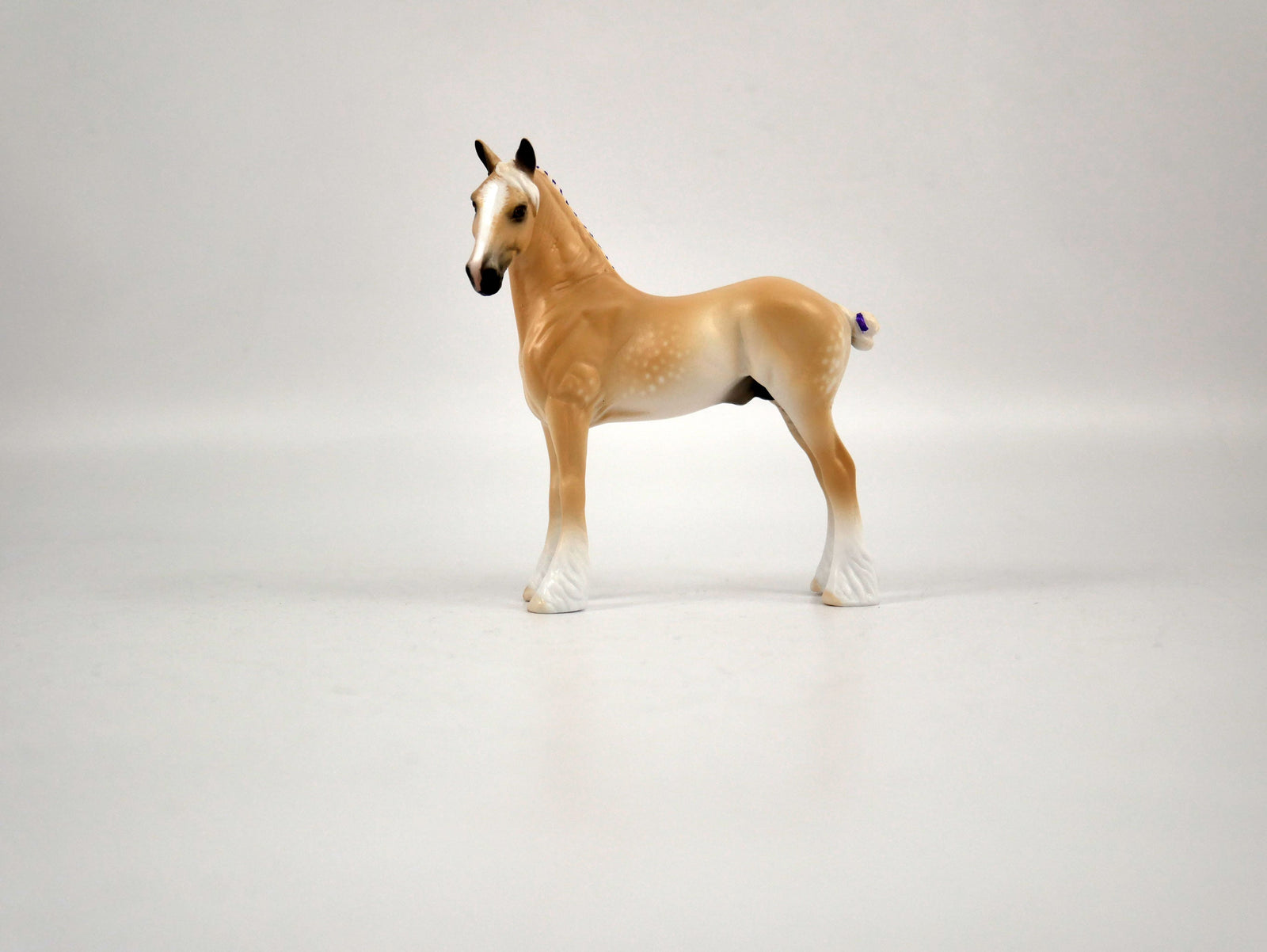 Horatio-OOAK Dapple Palomino Drafter Chip Painted By Sheryl Leisure 12/30/20
