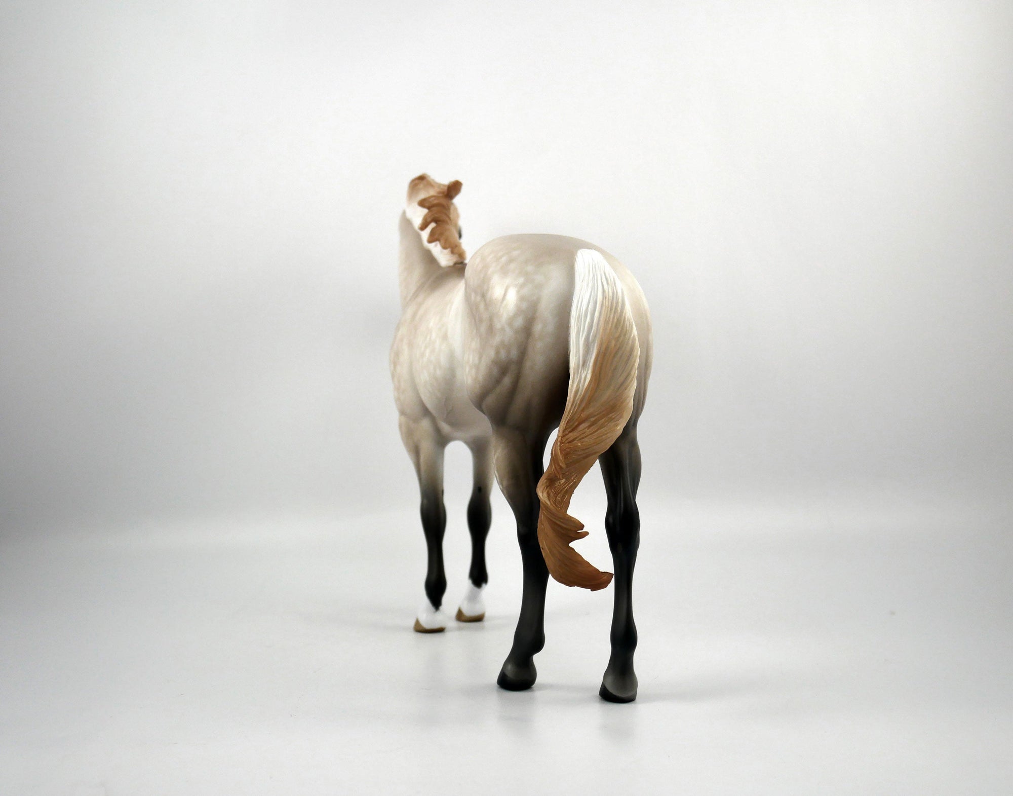 Horseshack-OOAK Dapple Grey ISH Painted By Sheryl Leisure 1/29/21