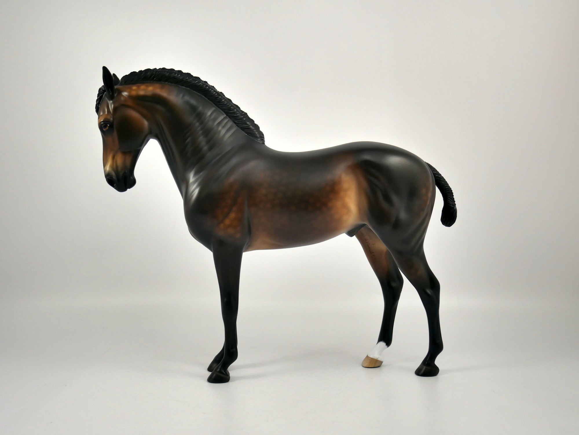 Hot Cocoa-OOAK Dapple Bay Andalusian Painted By Sheryl Leisure 12/30/20