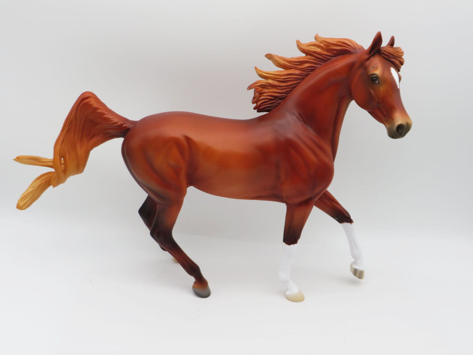 Hot Cider - LE 15 - Chestnut Arabian Mare by Angela Marleau - Christmas Tails 2022 - CT22
