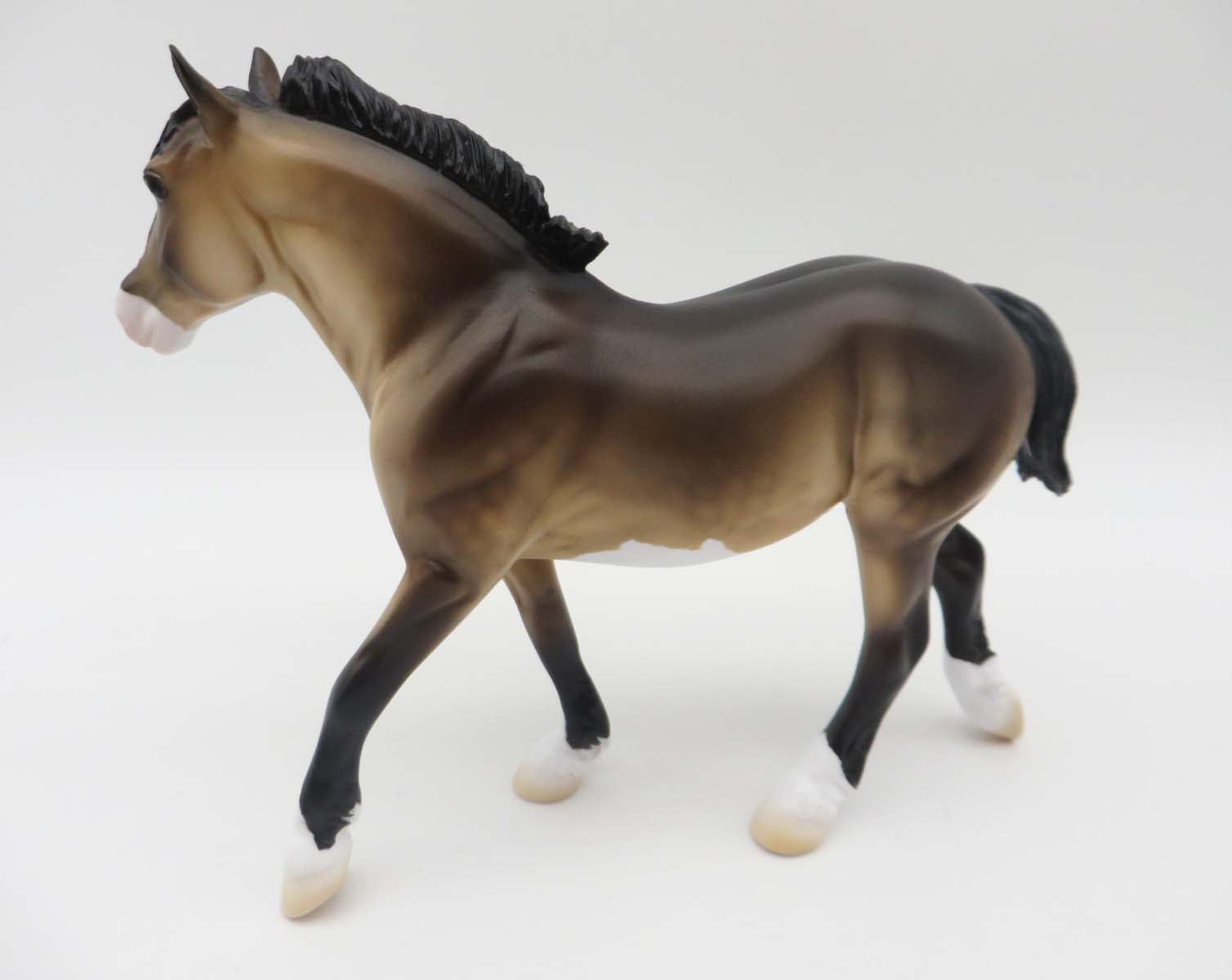 Huckleberry Finn - Dappled Sooty Buckskin Overo Pebble Draft By Ellen Robbins - Classical Literature Series 2023 4/21/23 CL23