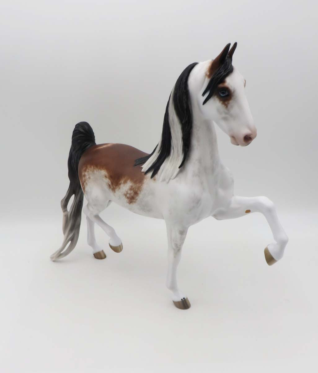 Hudson - OOAK - Bay Sabino American Saddlebred By Sheryl Leisure -SHCF23