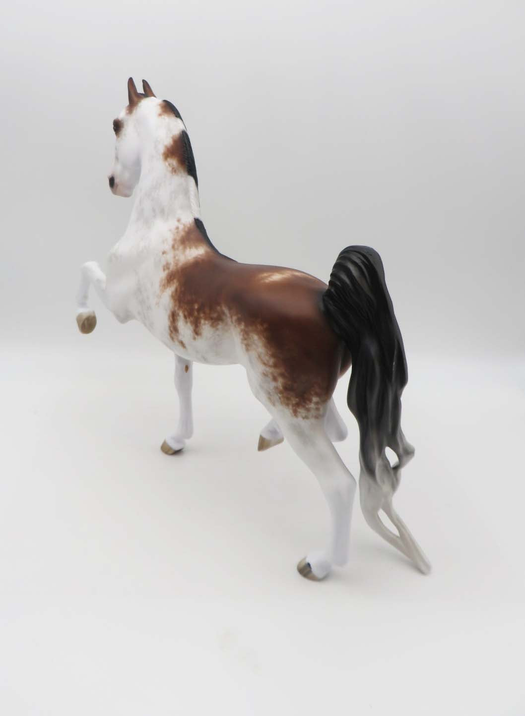 Hudson - OOAK - Bay Sabino American Saddlebred By Sheryl Leisure -SHCF23