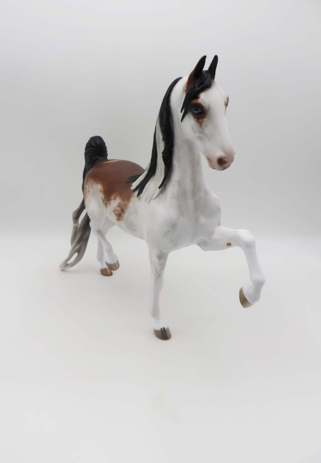 Hudson - OOAK - Bay Sabino American Saddlebred By Sheryl Leisure -SHCF23