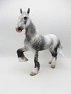 Huisne - OOAK - Dappled Grey Percheron Inspired Custom Heavy Draft By Jess Hamill  - Best Offers 4/24/23