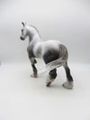 Huisne - OOAK - Dappled Grey Percheron Inspired Custom Heavy Draft By Jess Hamill  - Best Offers 4/24/23