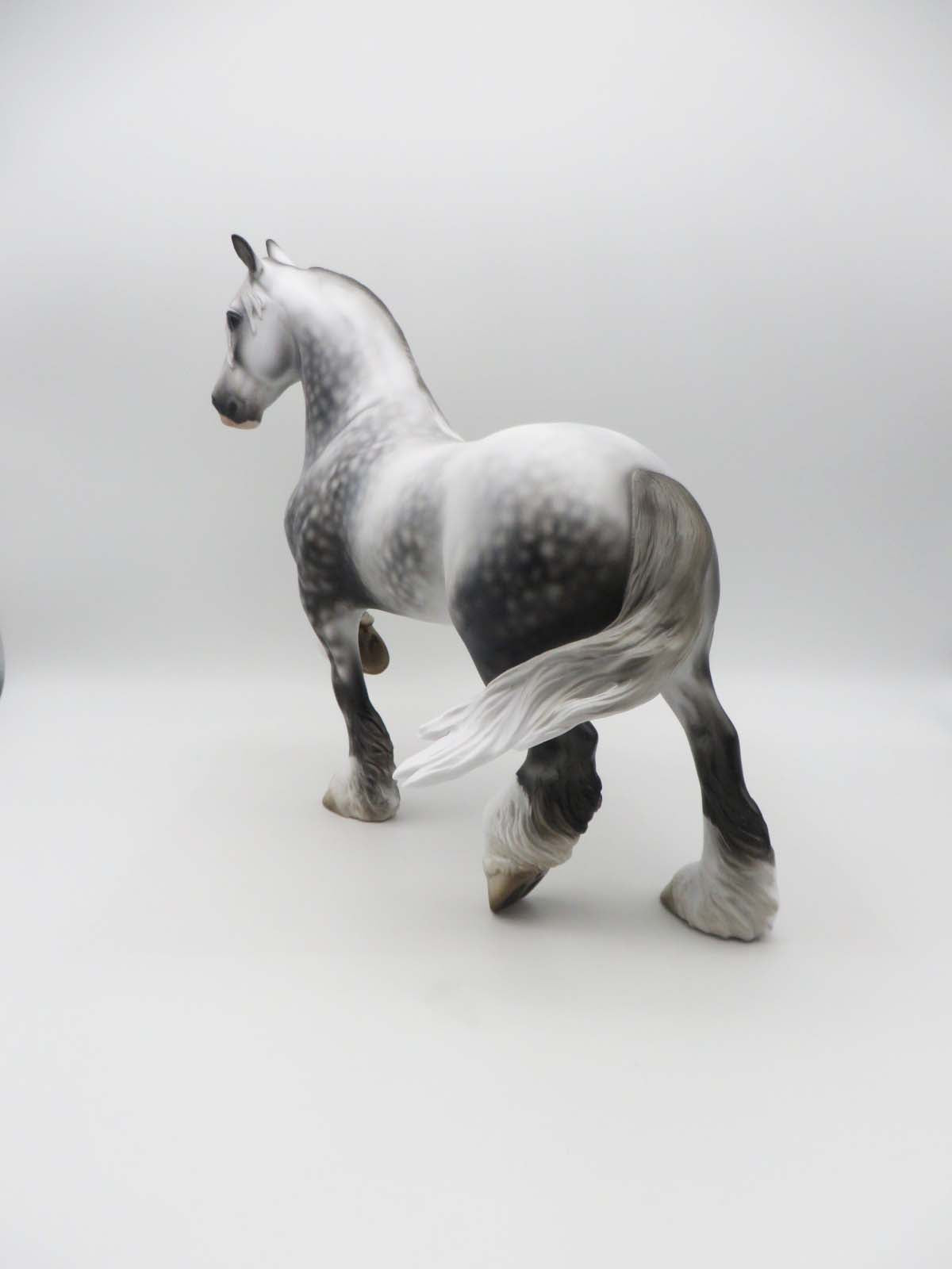 Huisne - OOAK - Dappled Grey Percheron Inspired Custom Heavy Draft By Jess Hamill  - Best Offers 4/24/23