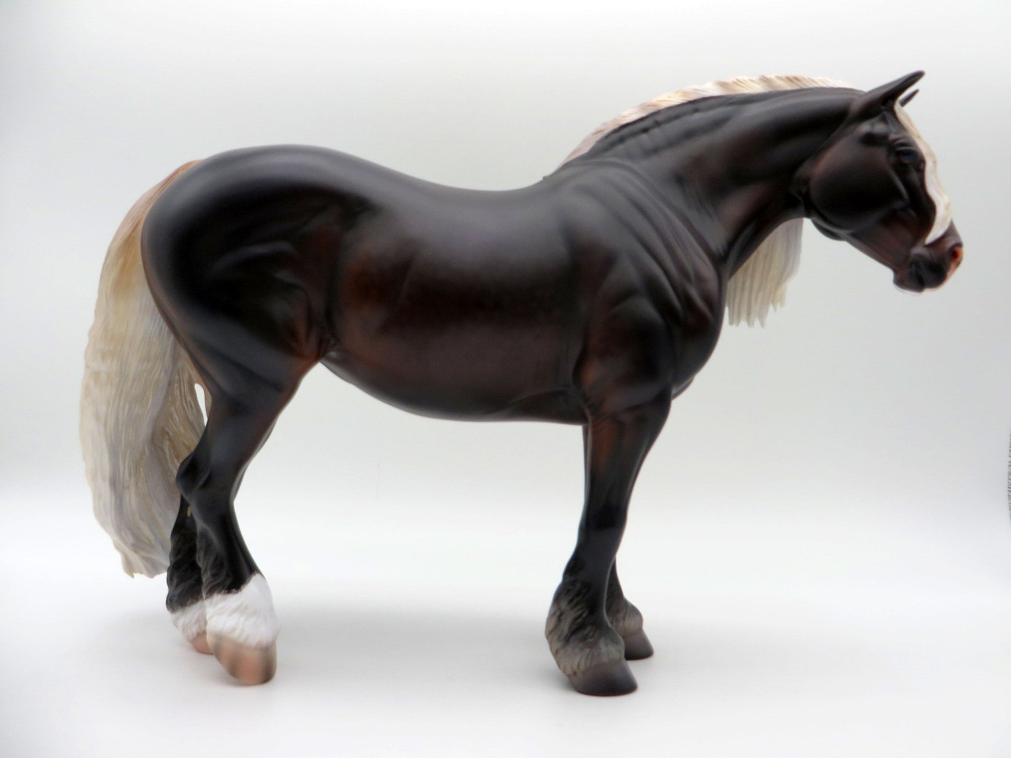 Huron-OOAK Heavy Draft Mare Painted By Caroline Boydston