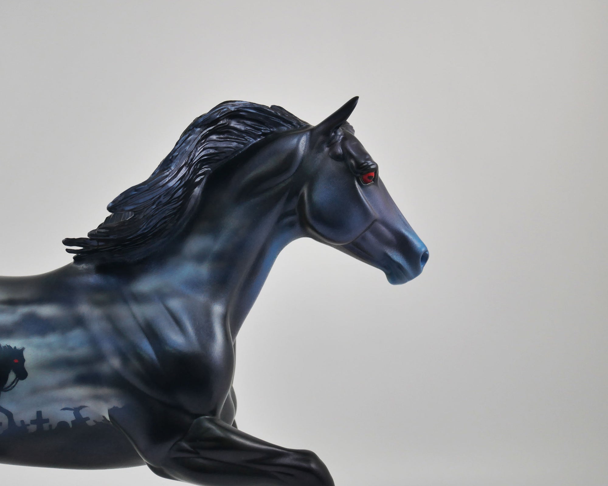 ICHABOD -OOAK DECORATOR LAMP PAINTED BY CARRIE KELLER MM2020