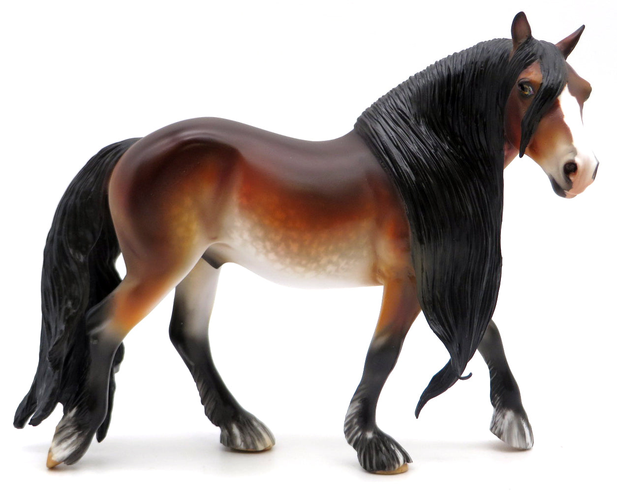 Fredrick-OOAK Dapple Bay Pebbles Draft Painted by Julie Keim 12/25/21