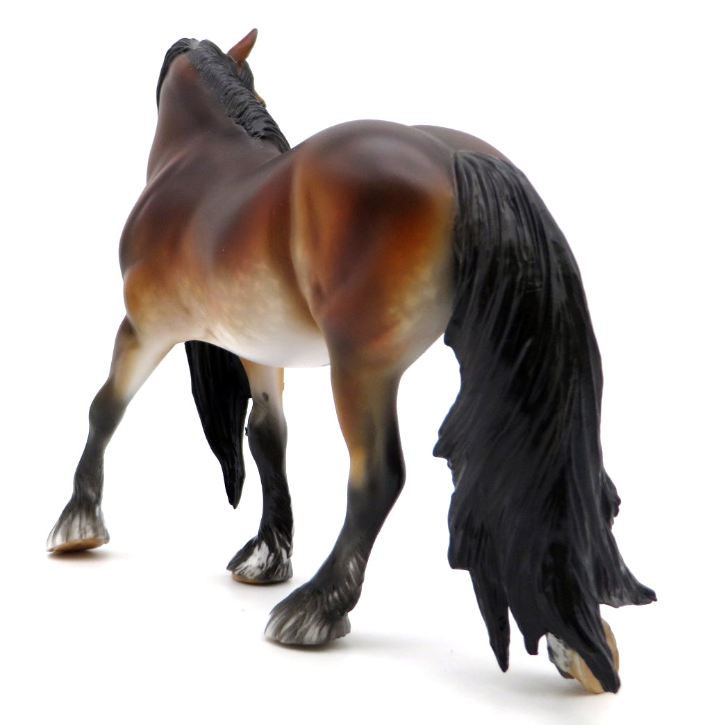 Fredrick-OOAK Dapple Bay Pebbles Draft Painted by Julie Keim 12/25/21