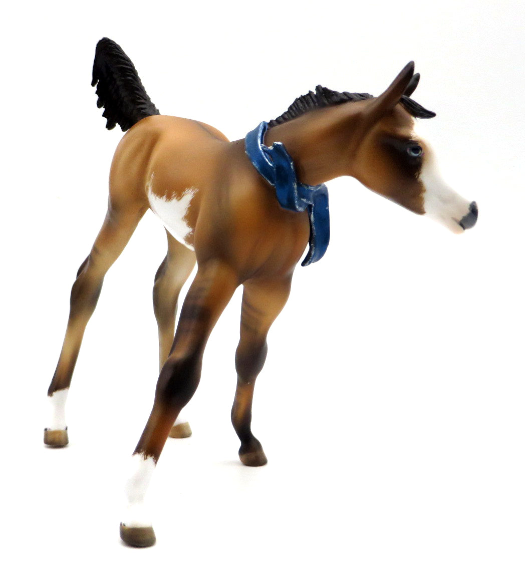 Annabelle-OOAK Dun Overo Foal Painted by Julie 12/27/21