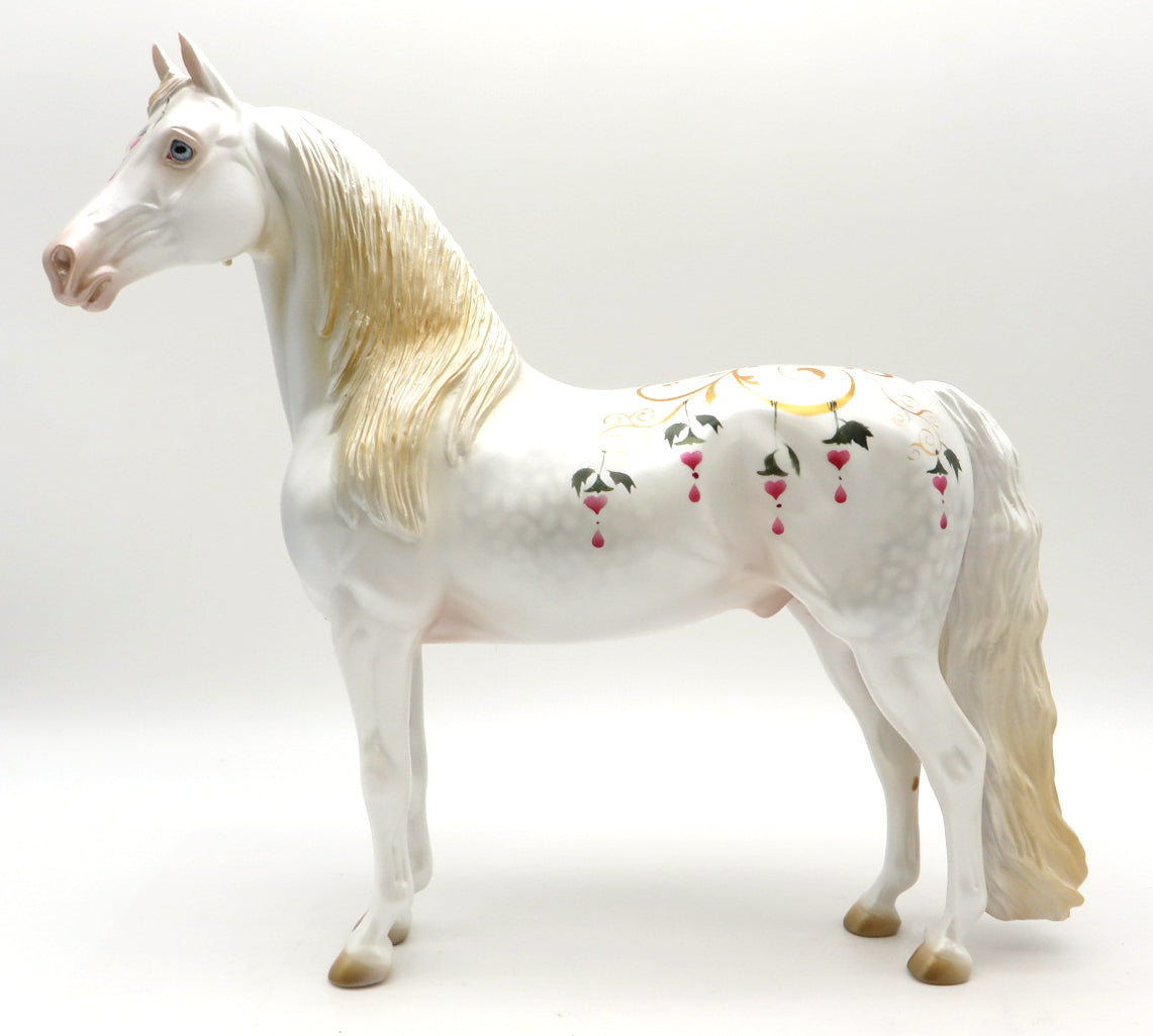 Bleeding Hearts-OOAK Morgan Decorator Painted by Dawn Quick 1/24/22