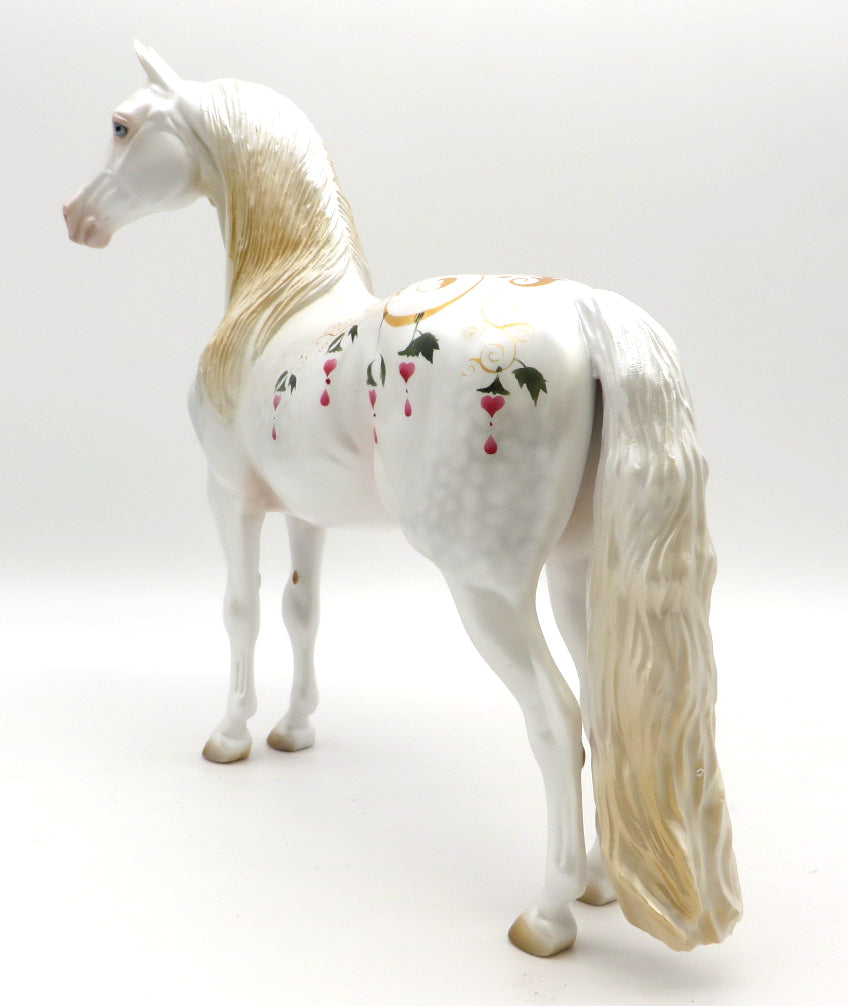 Bleeding Hearts-OOAK Morgan Decorator Painted by Dawn Quick 1/24/22