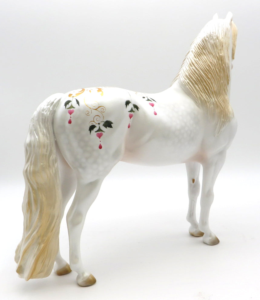 Bleeding Hearts-OOAK Morgan Decorator Painted by Dawn Quick 1/24/22