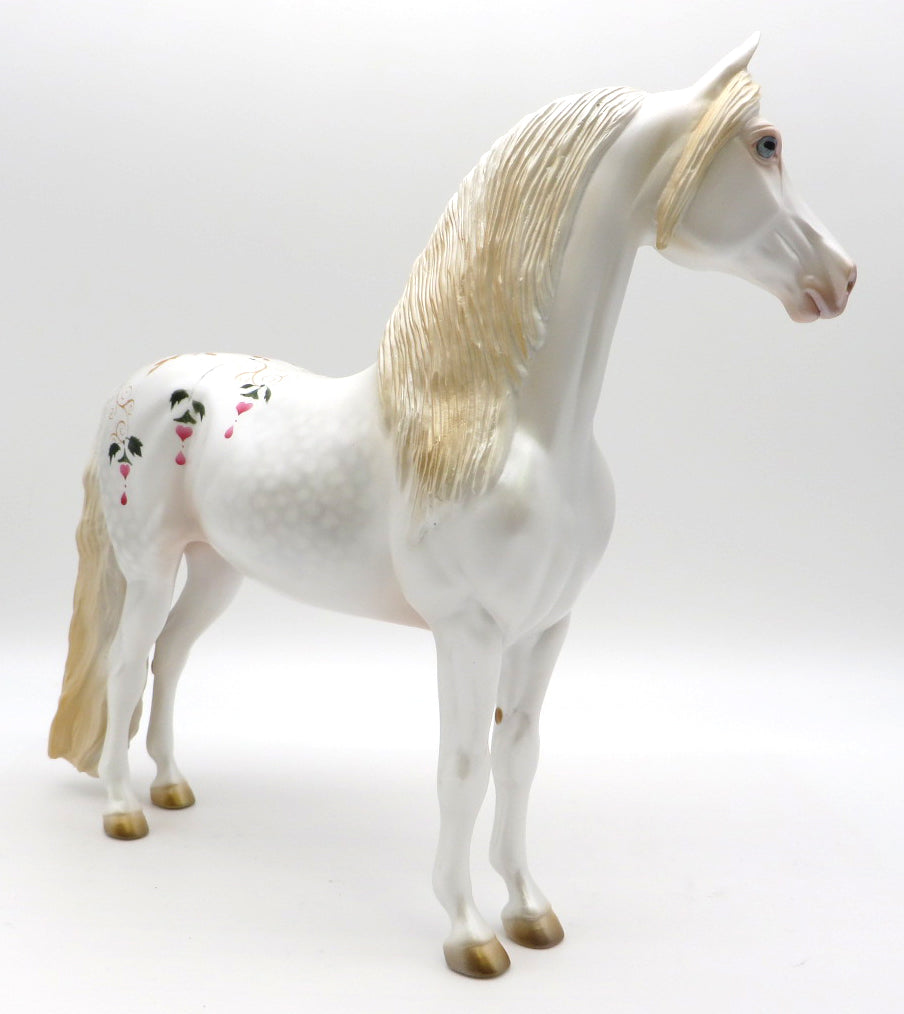 Bleeding Hearts-OOAK Morgan Decorator Painted by Dawn Quick 1/24/22