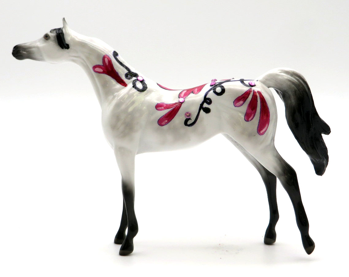 Love&#39;s Song- OOAK Arabian Chip Deco Painted by Dawn Quick  - 1/18/22