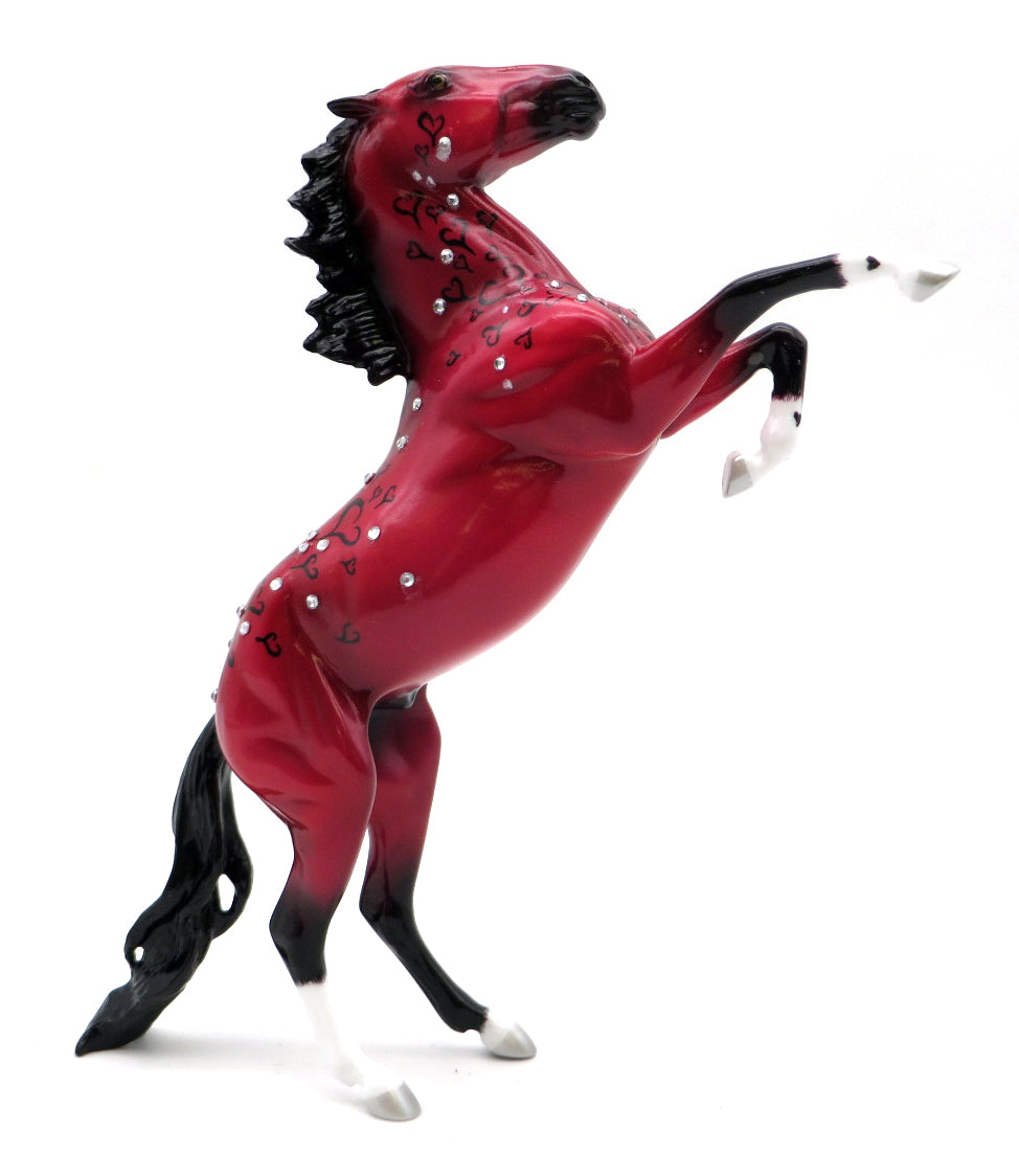 Heartstring - OOAK Decorator Rearing Pebbles Painted by Ellen Robbins  - 1/18/22