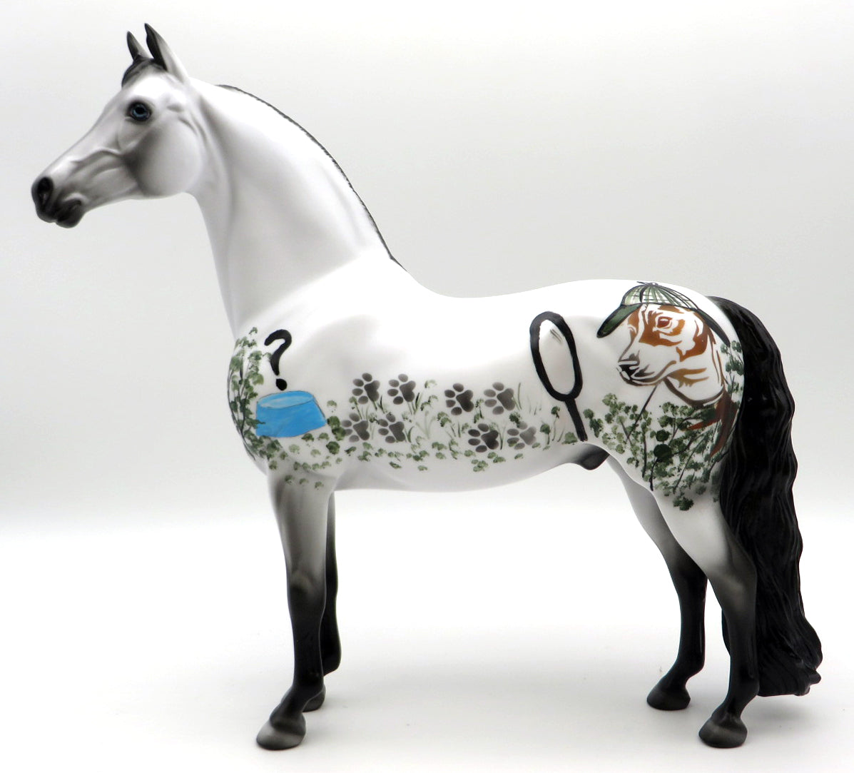 Hounds of Baskervilles-OOAK Morgan Deco Painted by Dawn Quick 1/24/22