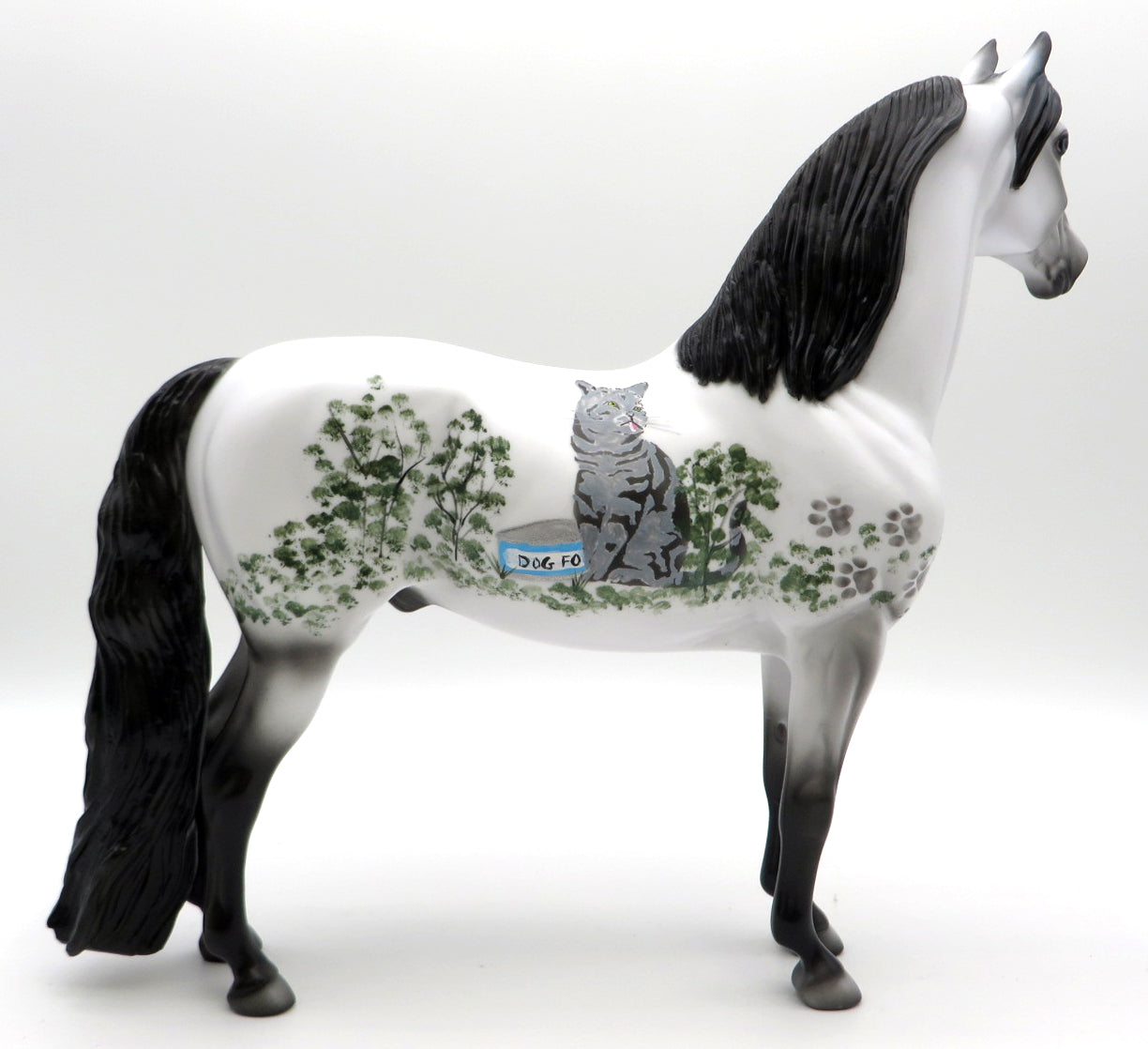 Hounds of Baskervilles-OOAK Morgan Deco Painted by Dawn Quick 1/24/22