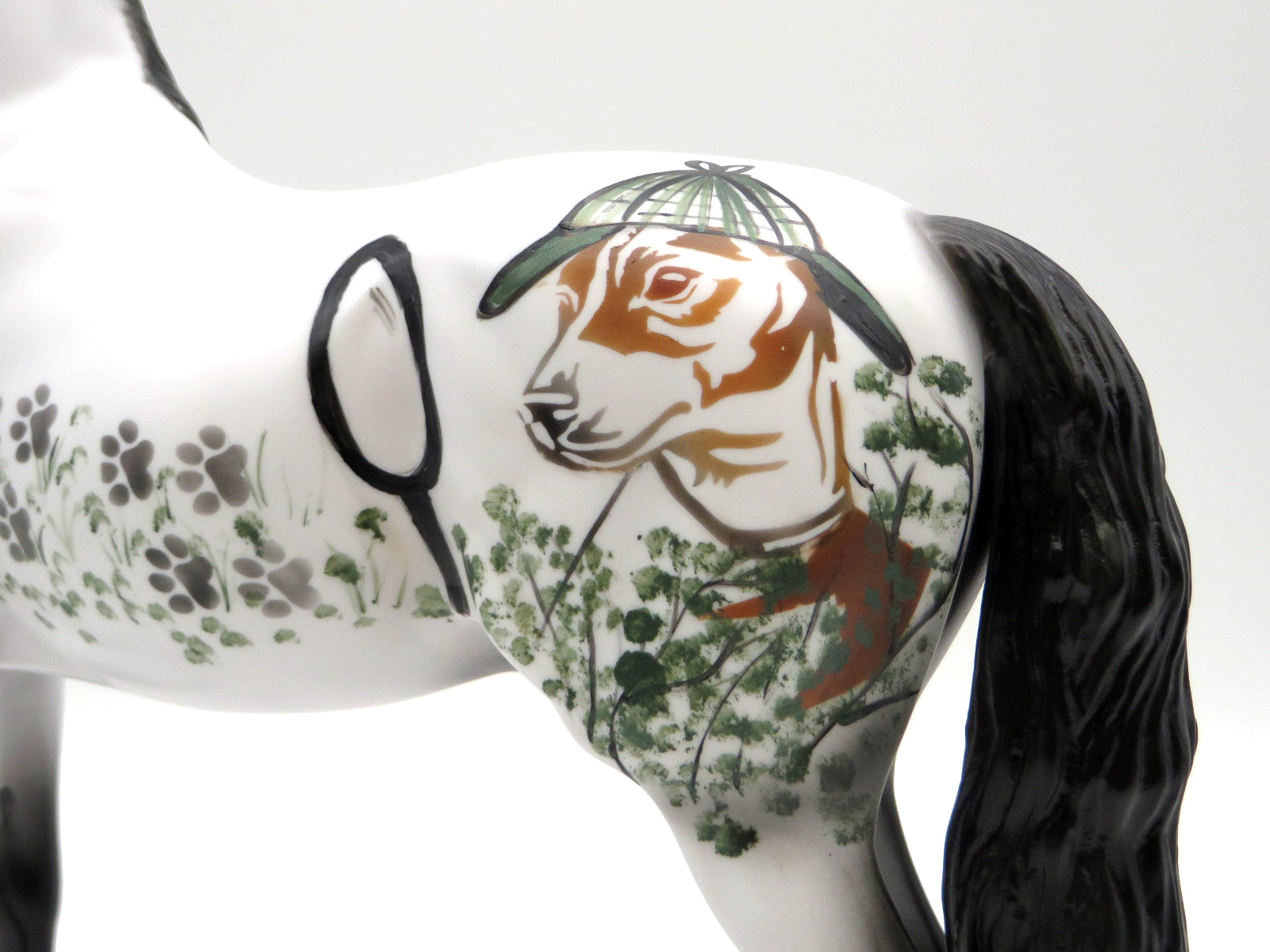 Hounds of Baskervilles-OOAK Morgan Deco Painted by Dawn Quick 1/24/22