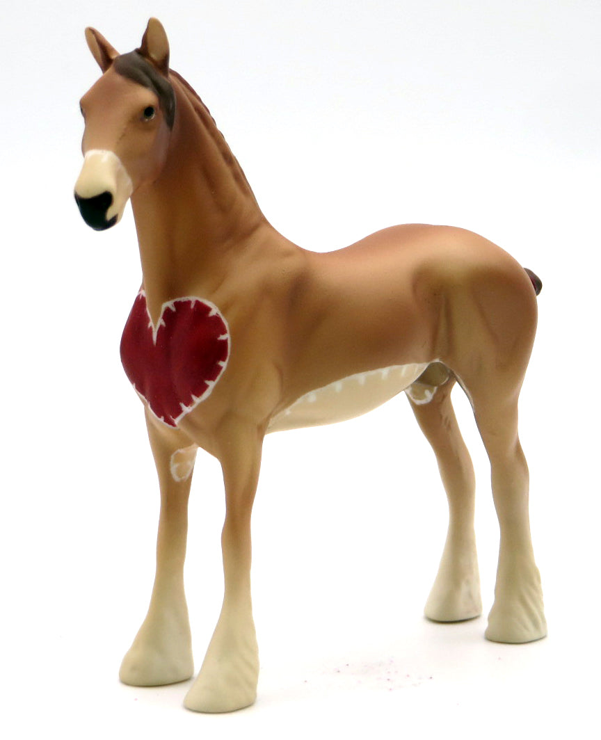 Tenderheart- OOAK Draft Chip Deco Painted by Jess- 1/18/22