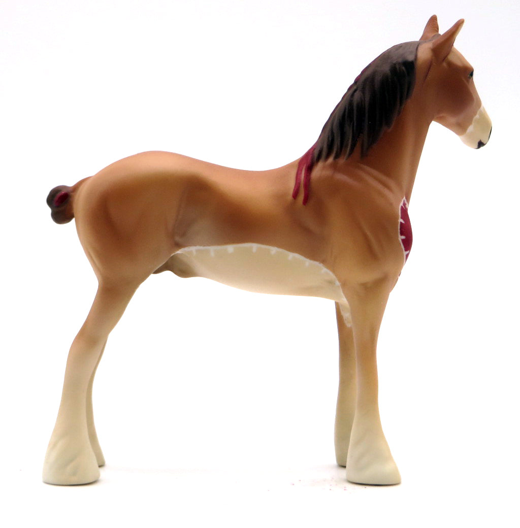 Tenderheart- OOAK Draft Chip Deco Painted by Jess- 1/18/22