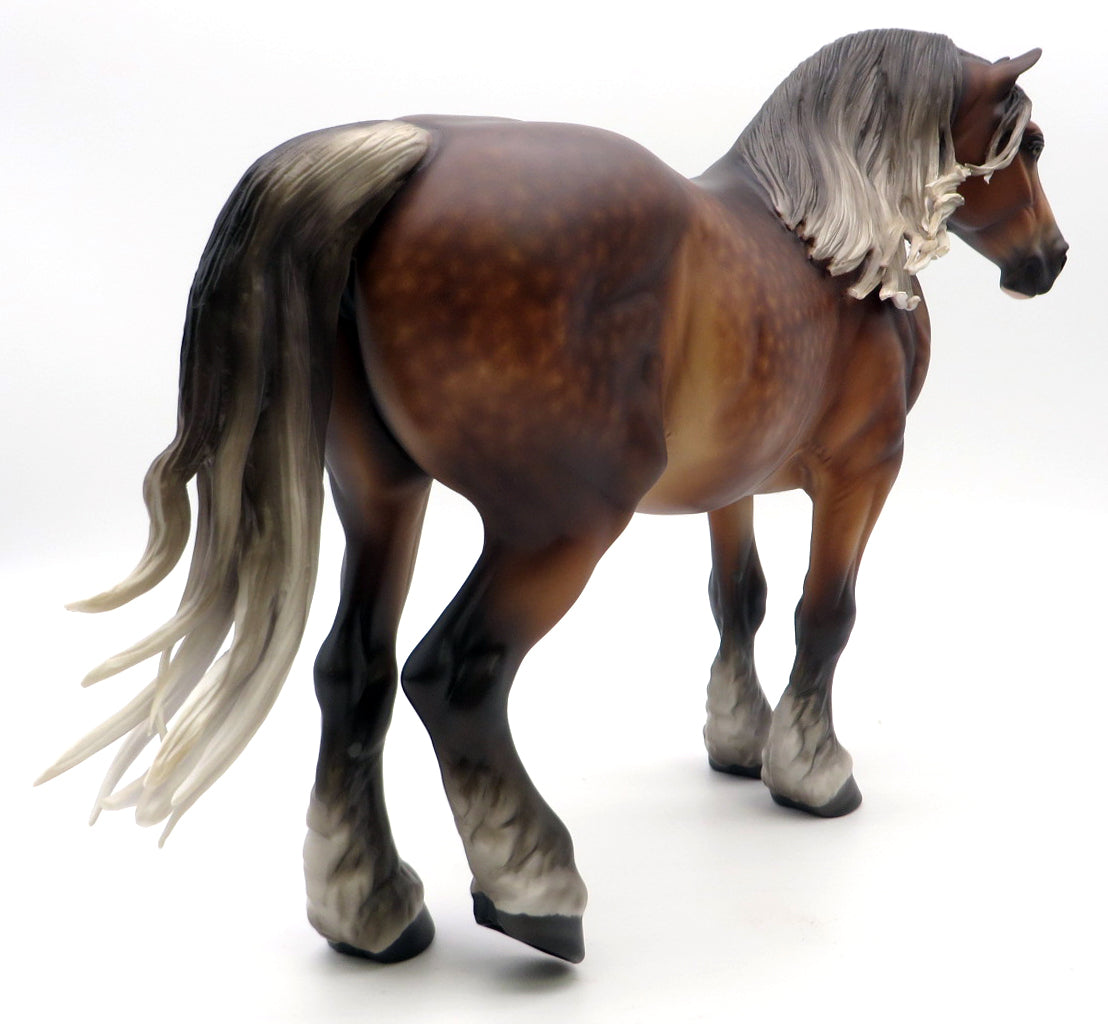 Billie Jean-OOAK Silver Bay Heavy Draft - Painted by Sheryl Leisure 2/7/22