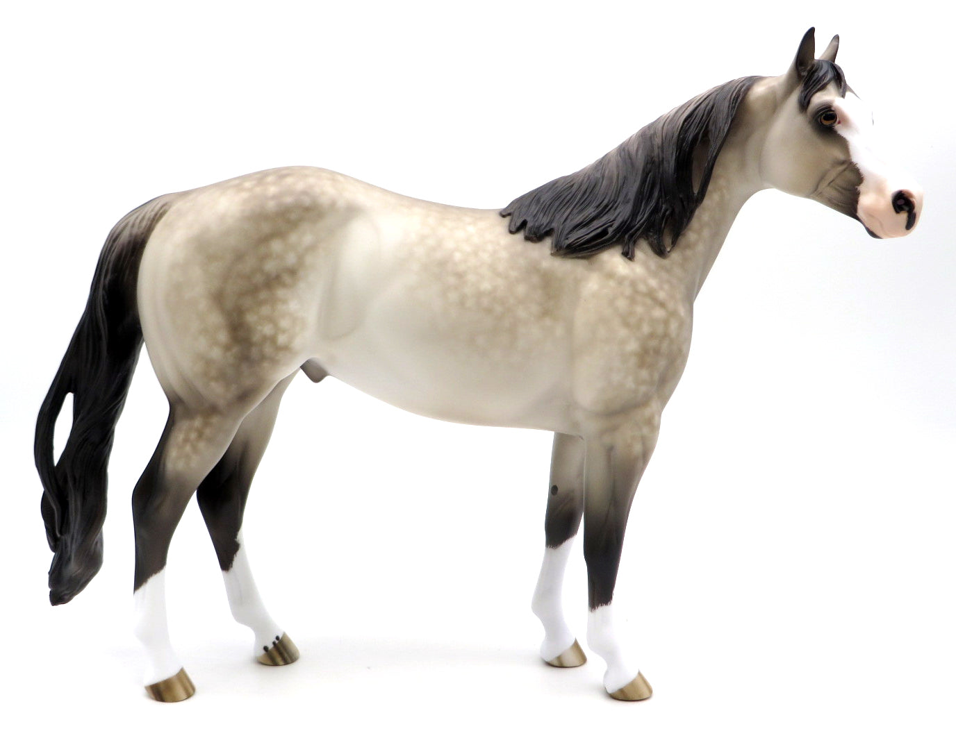 Be Startin Something-OOAK Buckskin ISH Painted by Sheryl Leisure 1/31/22