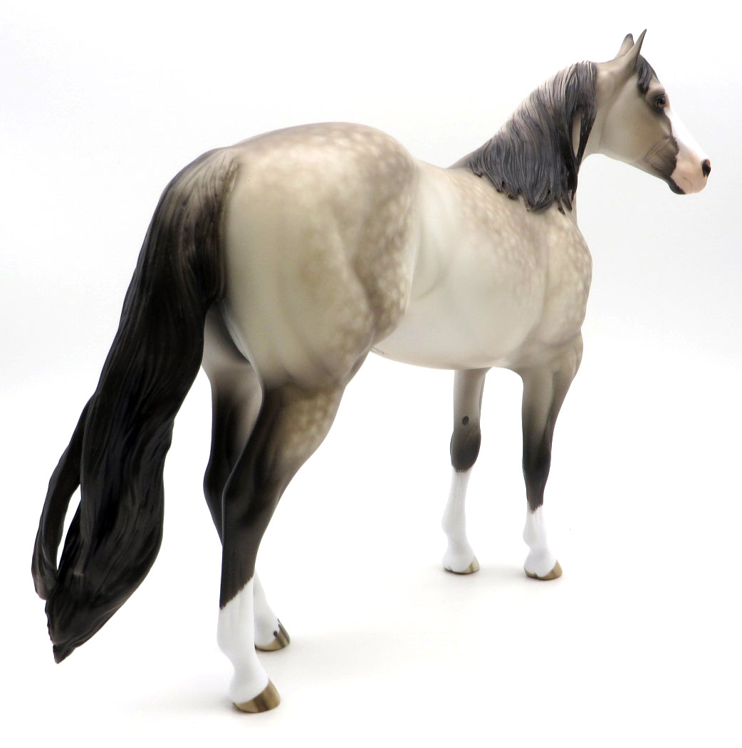 Be Startin Something-OOAK Buckskin ISH Painted by Sheryl Leisure 1/31/22