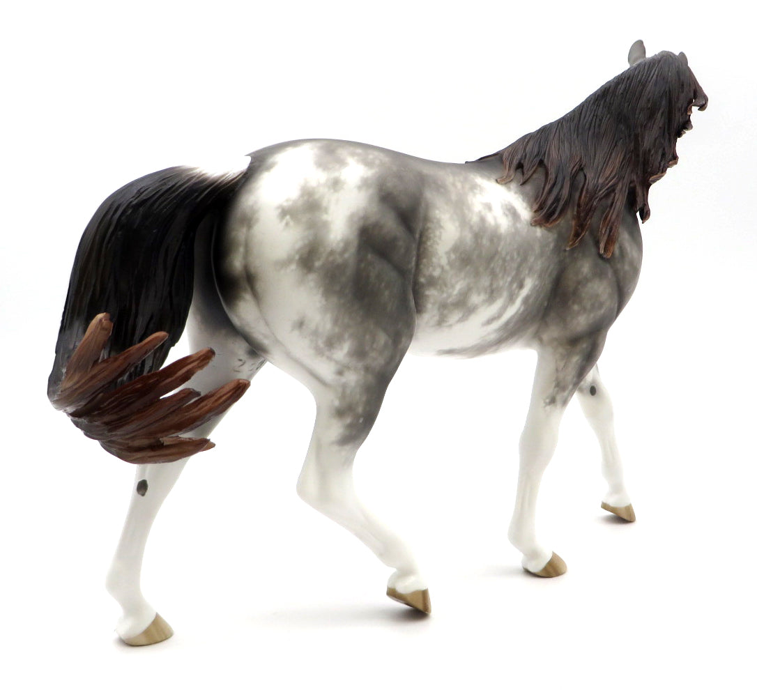 Come Dancing OOAK Chestnut Roan Pony Painted by Sheryl Leisure 1/31/22