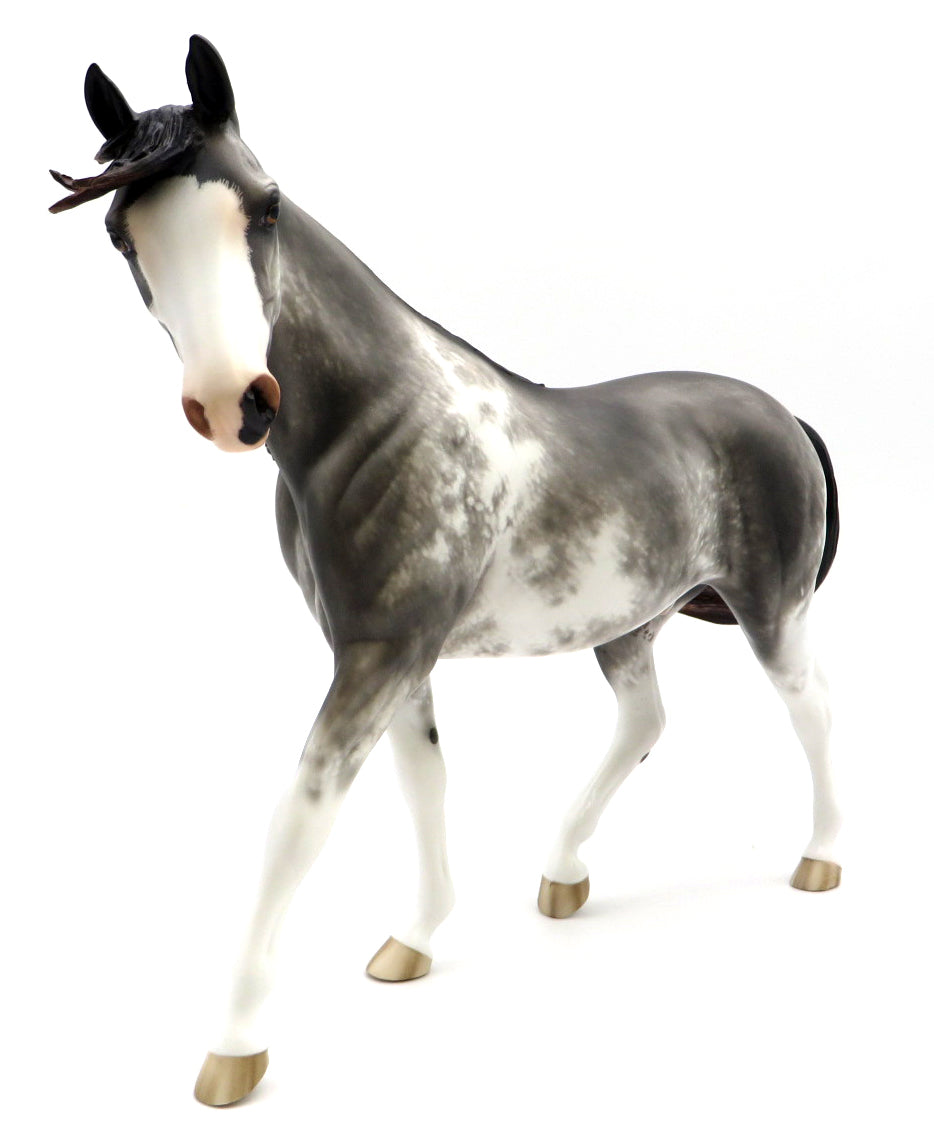 Come Dancing OOAK Chestnut Roan Pony Painted by Sheryl Leisure 1/31/22