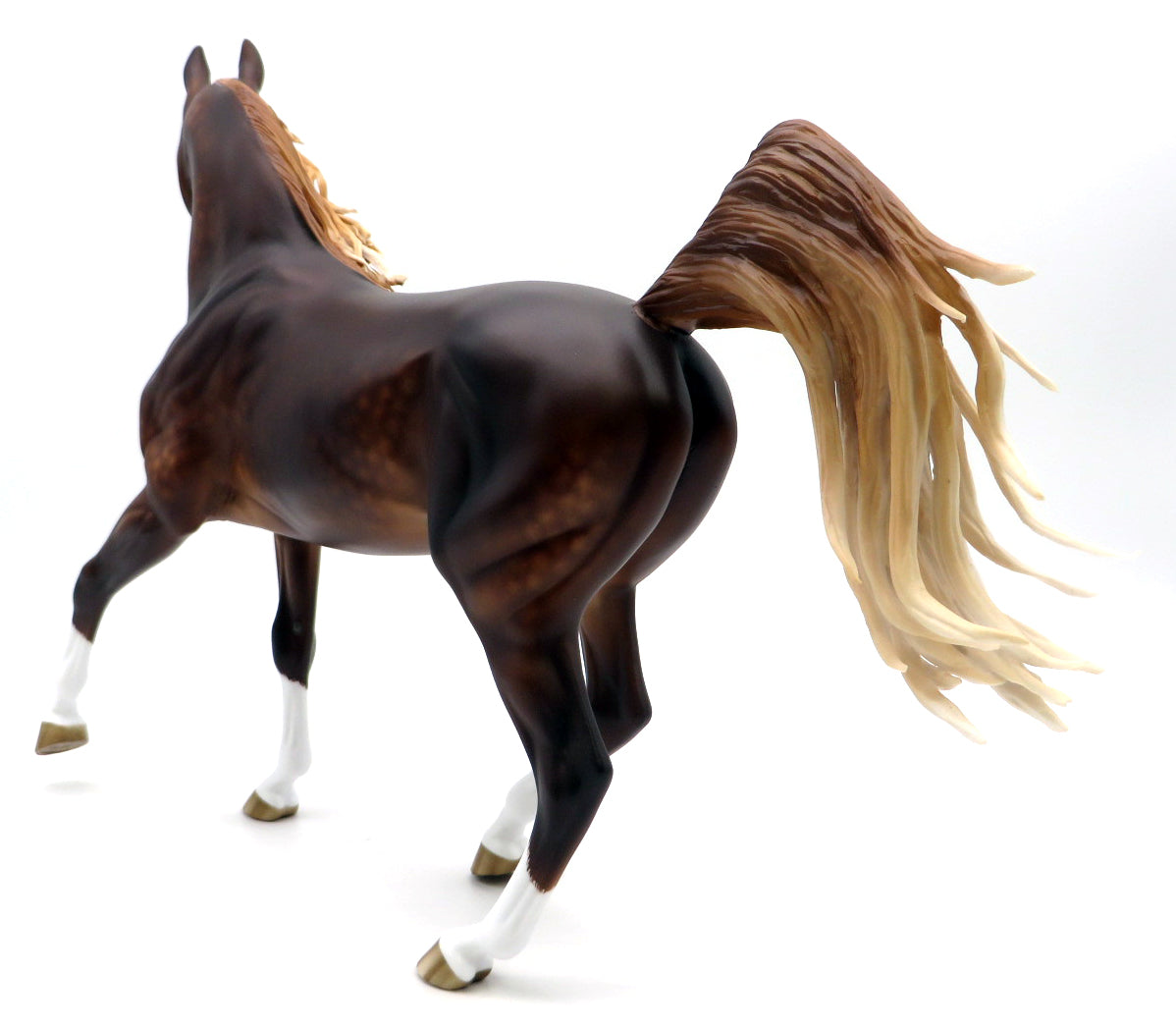 Let&#39;s Dance-OOAK Chestnut Arabian Painted by Sheryl Leisure 1/31/22