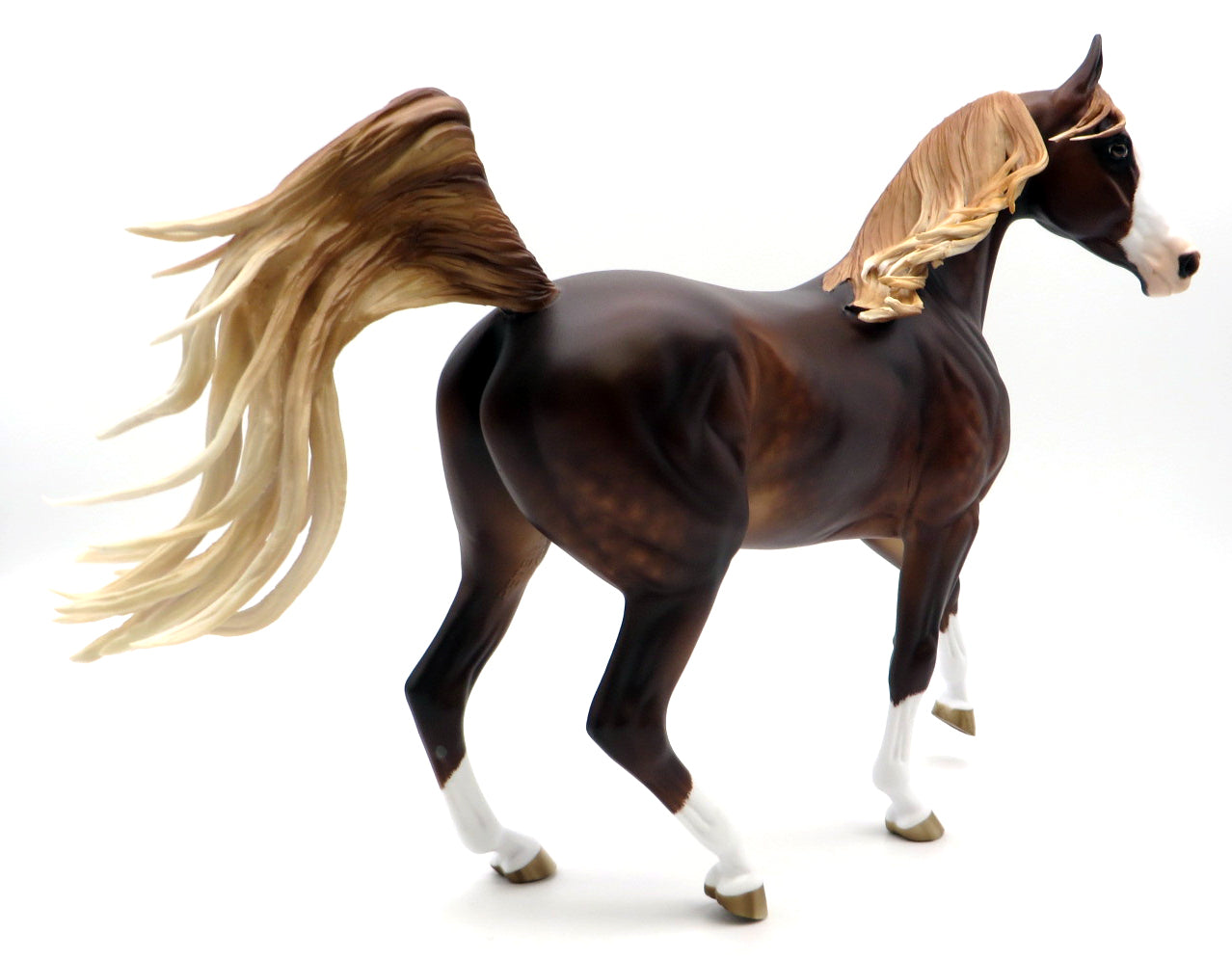 Let&#39;s Dance-OOAK Chestnut Arabian Painted by Sheryl Leisure 1/31/22
