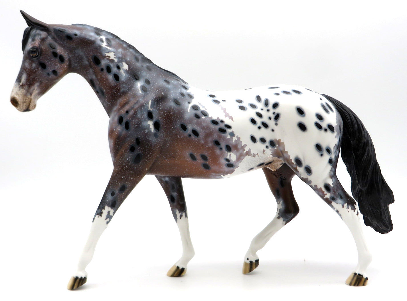 Scrimmage -- OOAK Appaloosa Pony -- Stone Bowl V