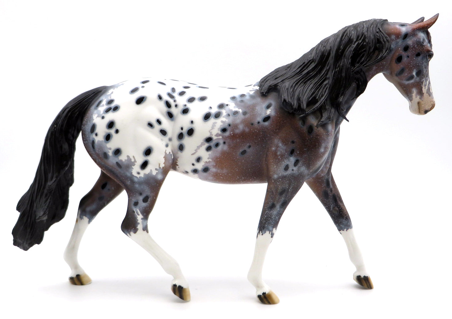 Scrimmage -- OOAK Appaloosa Pony -- Stone Bowl V